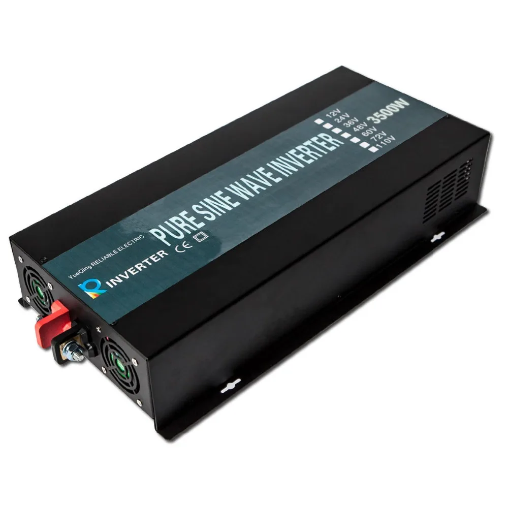 Pure Sine Wave Power Inverter 24V 220V 3500W Solar Generator Inverter 12V/36V/48V DC to 100V/120V/240V AC Converter Transformer