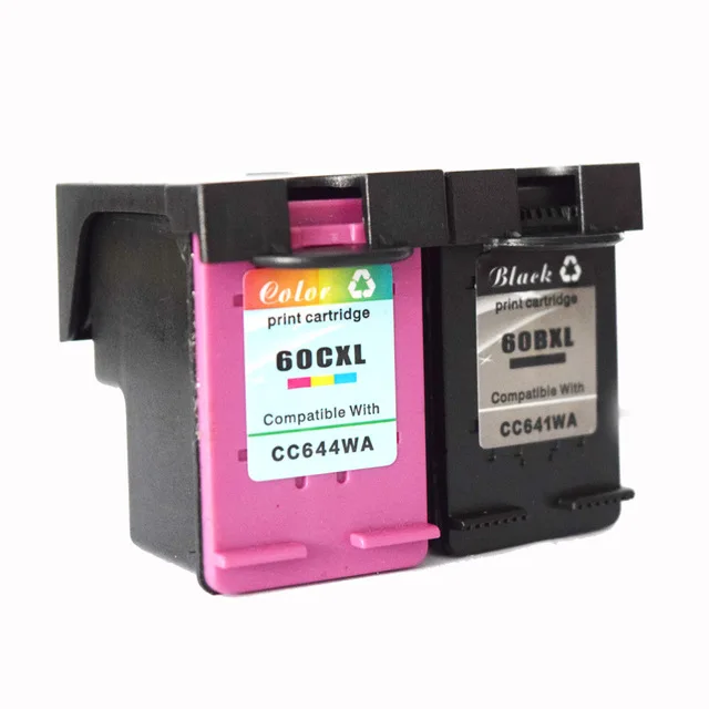 Remanufactured for HP 60 60XL BK Color Ink Cartridge Deskjet F2480 F2420 F4480 F4580 F4280 D2660 D2530 D2560 PhotoSmart C4680