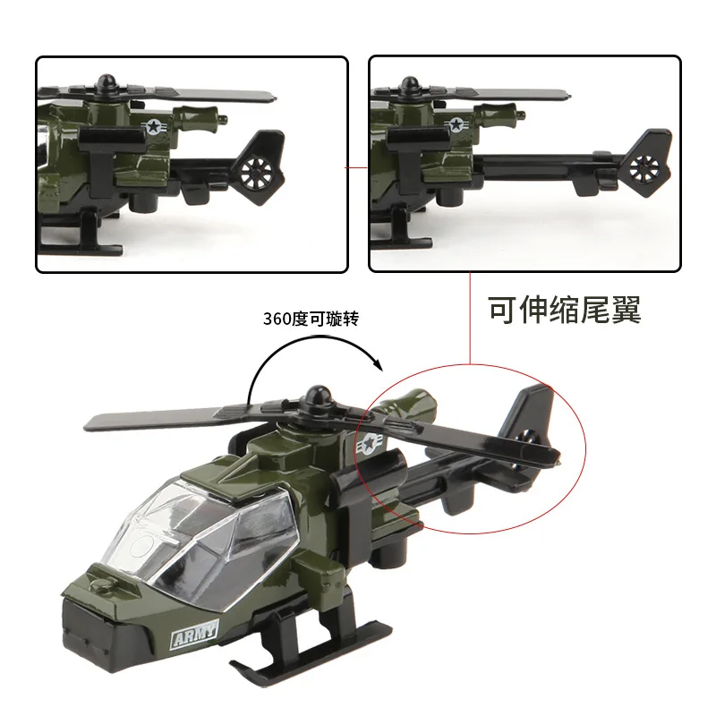 1:50 Alloy & ABS Military Model Simulation Car Car Tank Racing Helicopter Armored Vehicle Diecasts Birthday Gift Toys for Kids