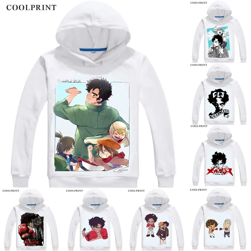 

Anime Megalo Box Hoodies Hooded Hoodie Manga Megaro Bokusu Joe Junk Dog Janku Doggu Megalo Boxer Cosplay Sweatshirts