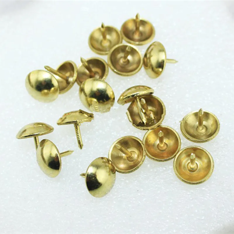 Wholesale Iron Upholstery Nail Antique Jewelry Case Box Sofa Decorative Tack Stud Pushpin Decorative Furniture Nails 11mm