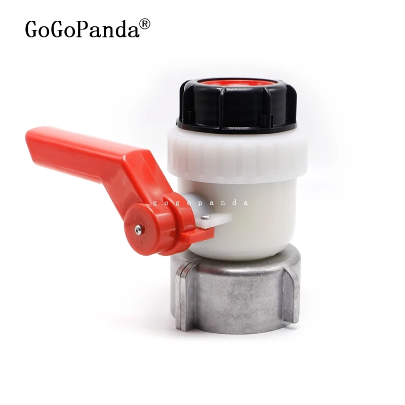 

GOGOPANDA Free Shipping Type A 1000L Water IBC Tank Container 75mm Ball Valve