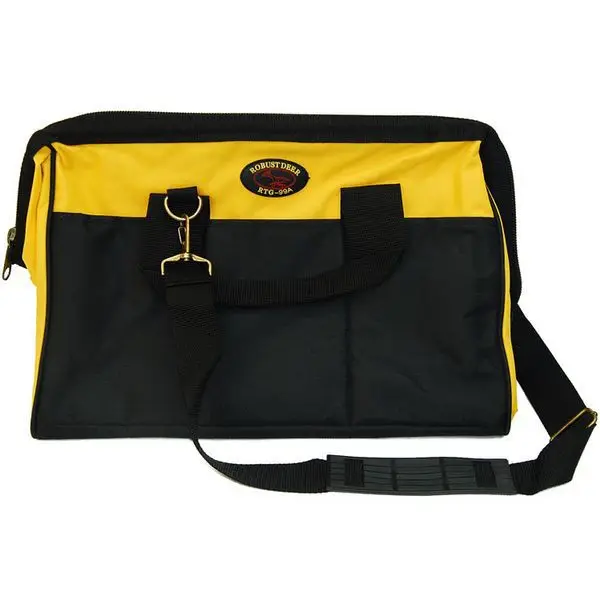 High Quality Oxford Wide Mouth Rigid Frame Mechanics Tool Bag Heavy Weight  38*25*30cm NO.RTG-99A