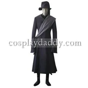 IN STOCK Black Butler Kuroshitsuji Undertaker Cosplay Costume Anime Manga Outfit Halloween