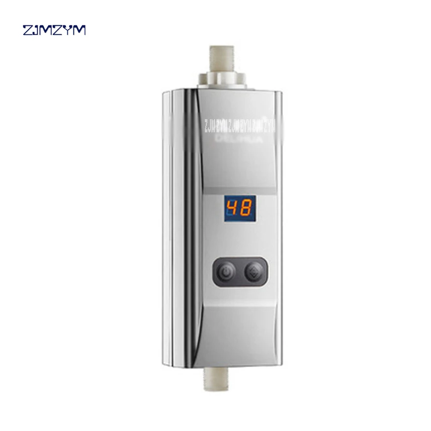 DLH-RM02 Bawah aliran inlet air keran air panas tankless instan Dapur pemanas air pemanas Listrik kran shower mandi Pemanas
