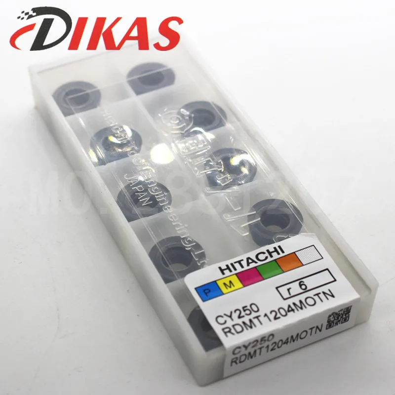 10 pcs rdmt1204motn cy250 밀링 초경 삽입 선반 밀링 cnc 공구 밀링 커터 황삭/반제품