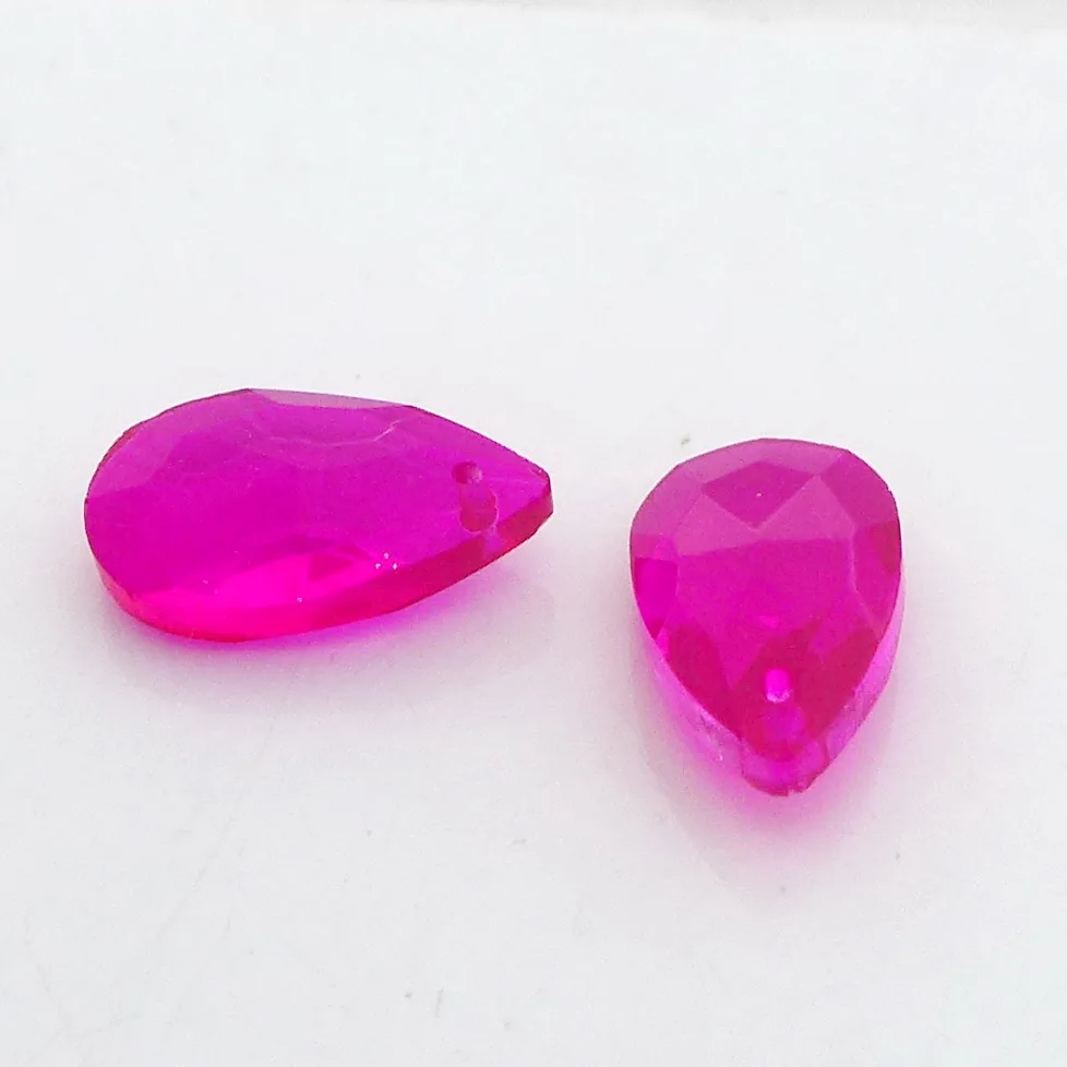 Vendita calda all\'ingrosso nuovo arrivo 60 pz AAA di alta qualità 16mm 6106 cristallo mandorla/pera ciondolo orecchino collana perline spedizione