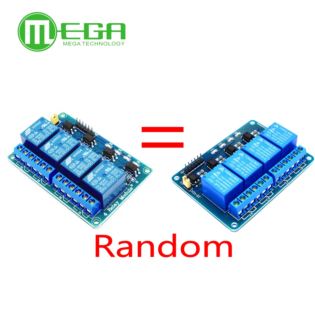 10pcs 4 channel relay module 4-channel relay control board with optocoupler. Relay Output 4 way relay module