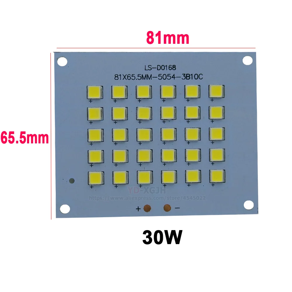 10 W 20 W 30 W 50 W 100 W 150 W 200 W SMD 5054 tablica led 100% pełna power LED reflektor PCB płyta aluminiowa do reflektor led