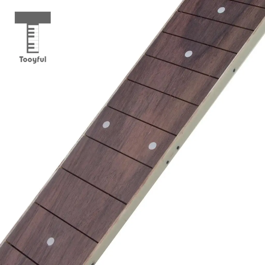 Tooyful Rosewood Guitar Fretboard Fingerboard for 41\'\' Acoustic Folk Guitar Purlfing Pearl Inlay