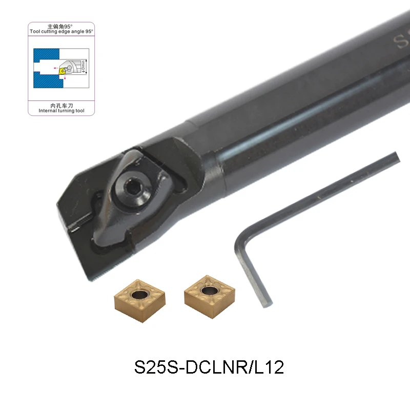 S25S-DCLNR12 S25S-DCLNL12 الداخلية تحول أداة حامل 20 مللي متر القطر مجمع ل CNMG120404 CNMG120408