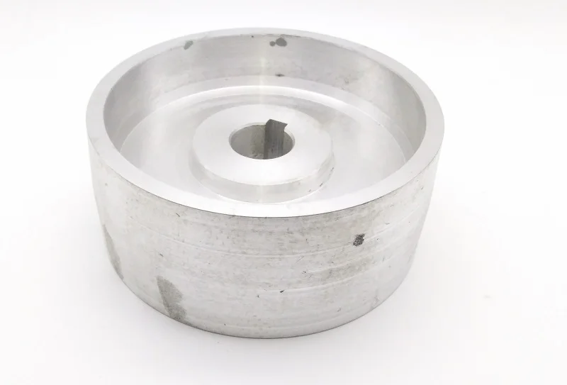 New New 1PCS 130*55*24/52mm Fully Aluminum Active wheel Contact Wheel for belt machine