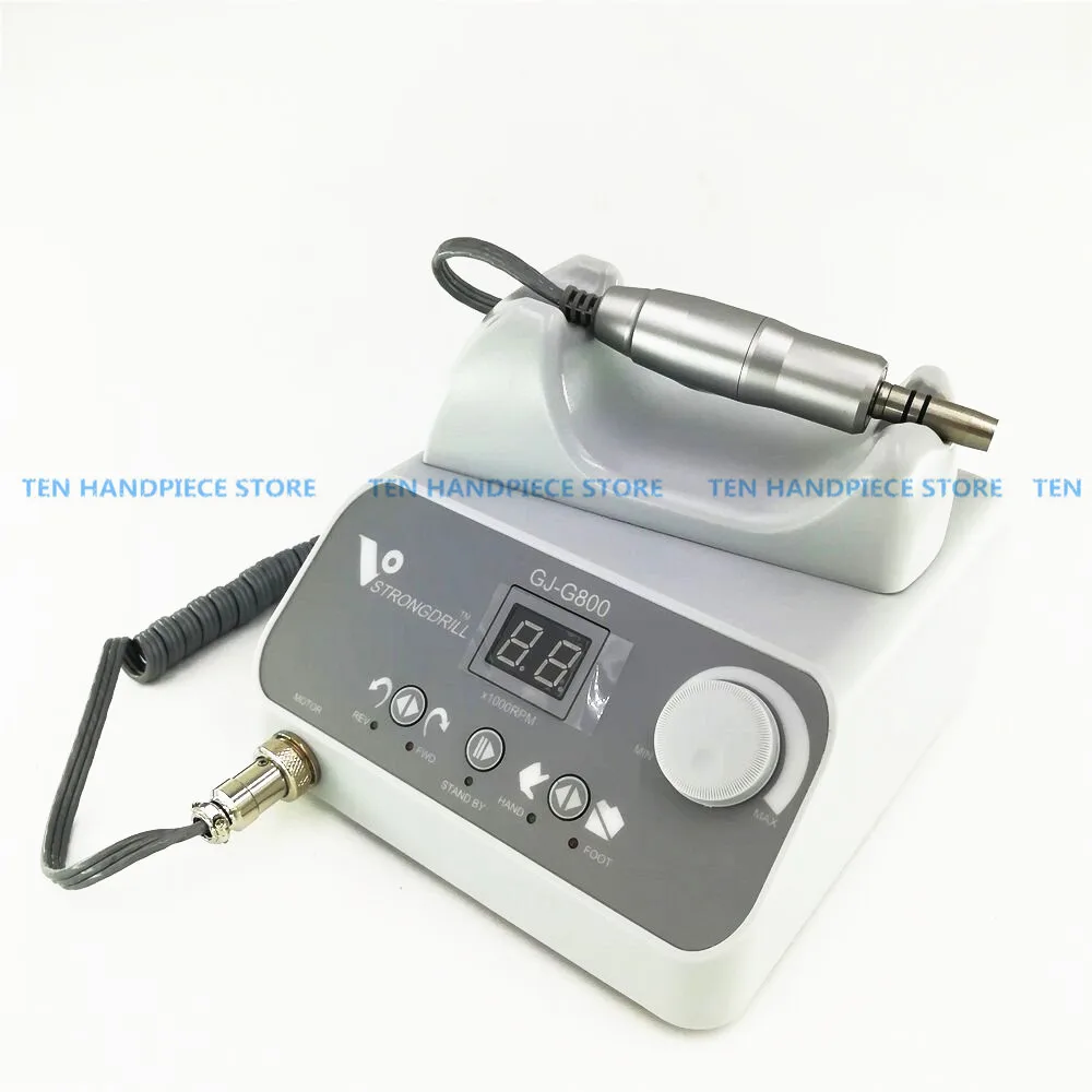 Free shipping 2018 good quality 50,000 rpm brushless jewelry micromotor speed by foot pedal dental laboratory Polishing set