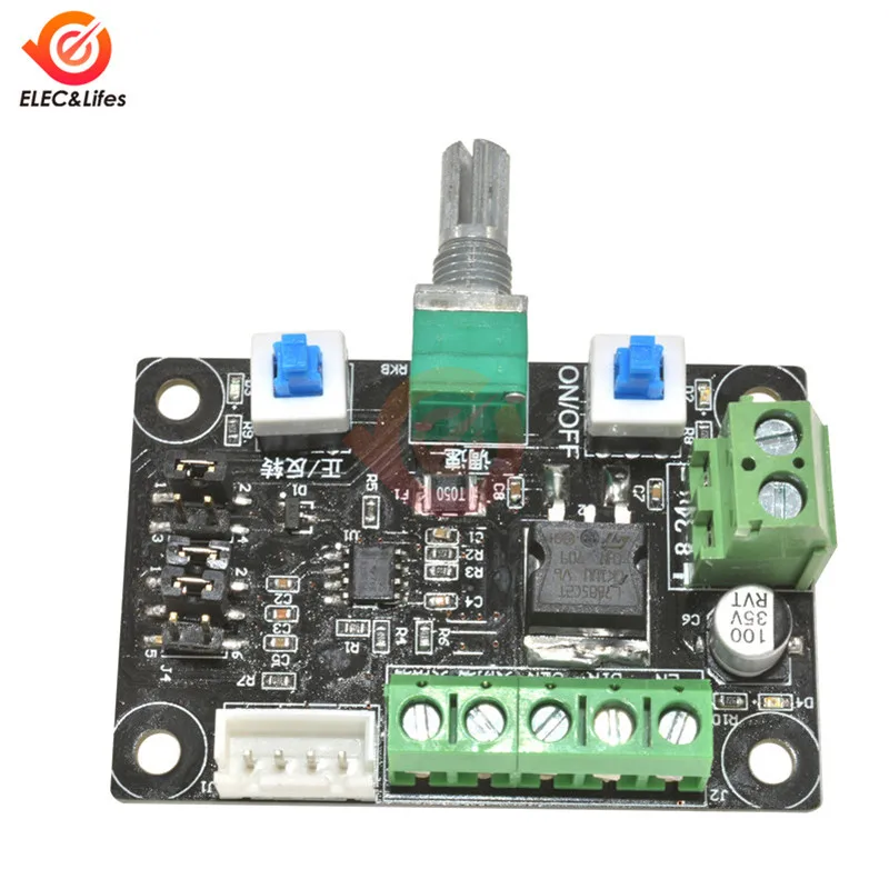 DC 12V 24V Stepper Motor Driver Controller Speed Regulator PWM Pulse Signal Generator Module 8-24V