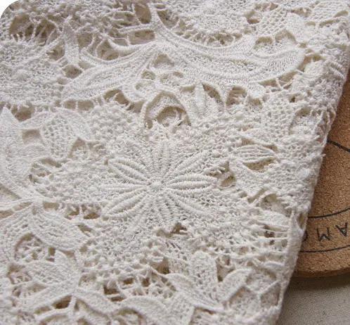 White Wedding Lace Fabric Chic Solid Lace Fabric Supplies, Bridal Lace Fabric, fabric  by yard