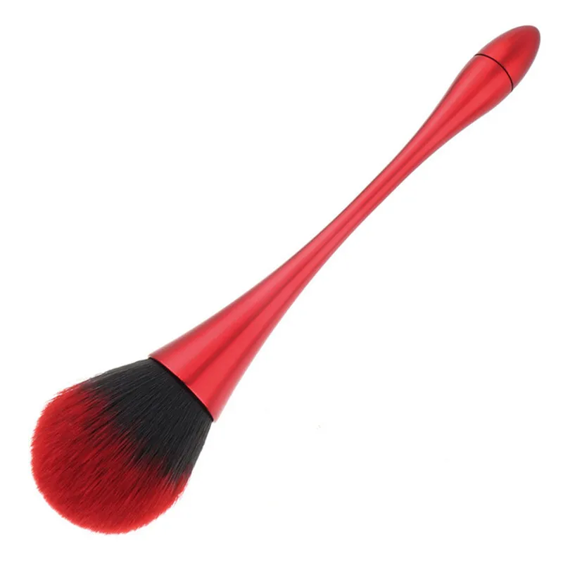 Big Size Powder Brush Metal Handle Flame Shape Blush Concealer Brushes Highlighter Makeup Brush Pincel Maquiagem Dropshipping