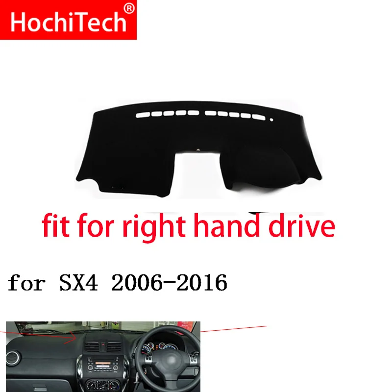 For Suzuki SX4 2006-2016  Right and Left Hand Drive Car Dashboard Covers Mat Shade Cushion Pad Carpets Accessories