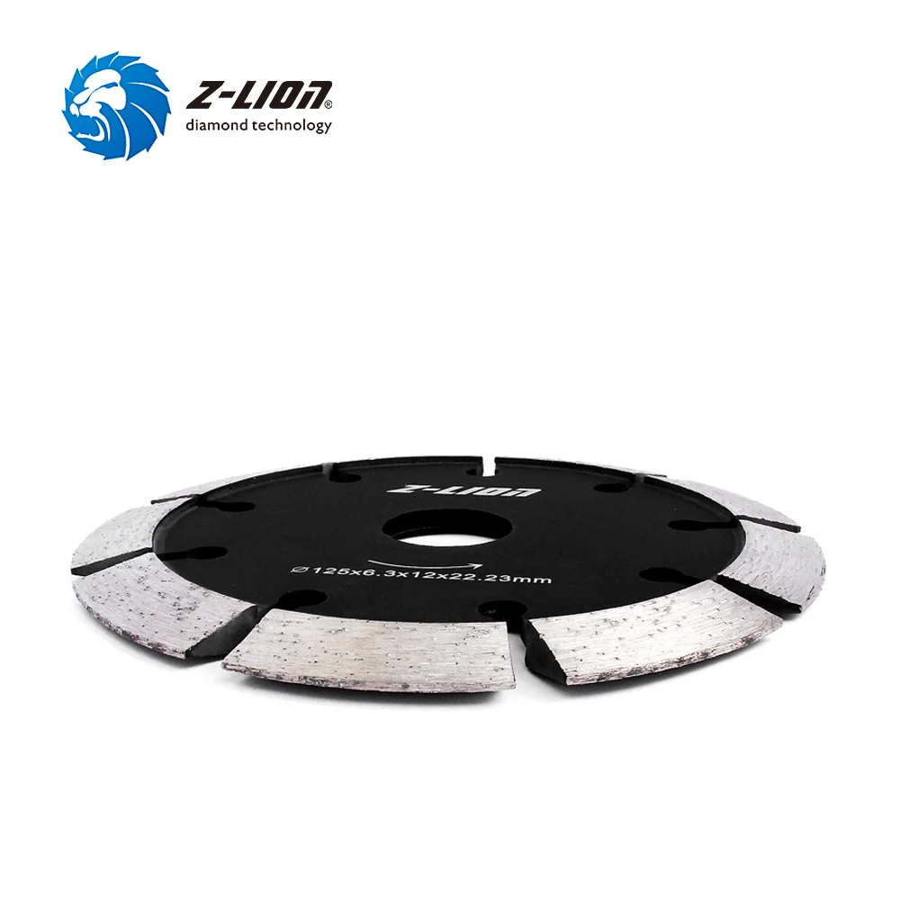 Z-LION-disco de sierra Circular con punta de diamante para pared, herramienta Rozadora, grietas, hormigón, mármol, 5\