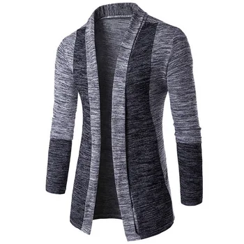 Men's V-Neck Zip Cardigan Sweater 3 2019 New Cardigan Sweater Men Casual Mens Sweaters Knit Sweater Autumn Winter Warm Mens Jumper Sweater Male Outwear Coat 3