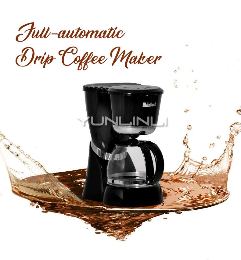 Drip Coffee Maker Full-automatic Coffee Machine Americano Coffee Machine Household Tea Boiler HP-603