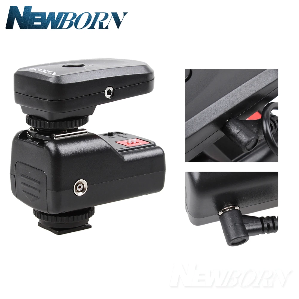 Flash Trigger 4 Channels Wireless Radio Flash Trigger Sync Speed 1/250s with receiver for Canon Nikon Pentax DSLR