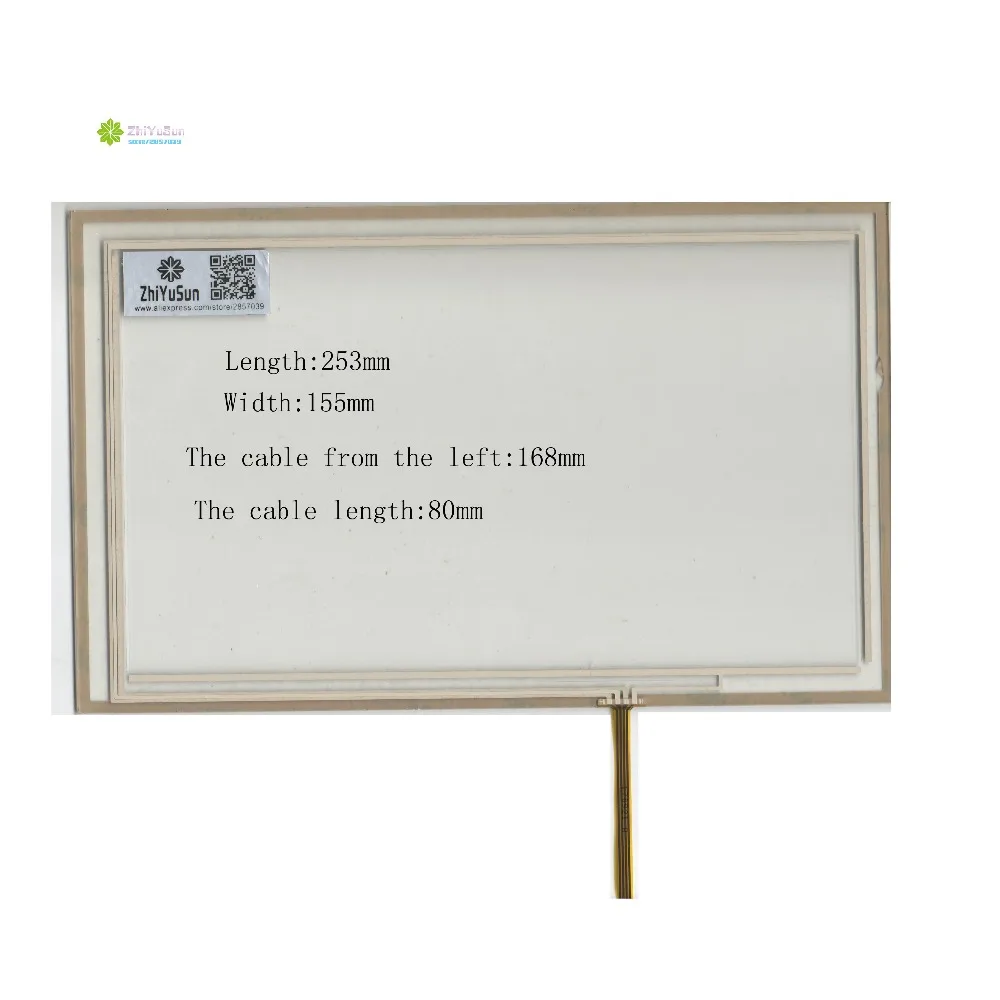 

ZhiYuSun 253mm*155mm 10.4inch 4lines NEW touch screen panel TOUCH glass sensor 253*155 for DVD car touch screen