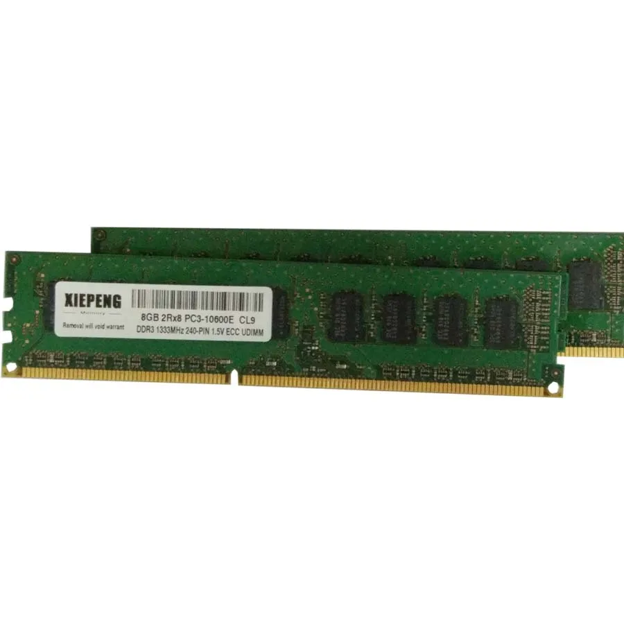 for HP ProLiant ML310e Gen8 ML110 G7 ML10 DL120 G7 Server 8GB DDR3 1333MHz ECC RAM 4GB 2Rx8 PC3-10600E Unbuffered ECC Memory