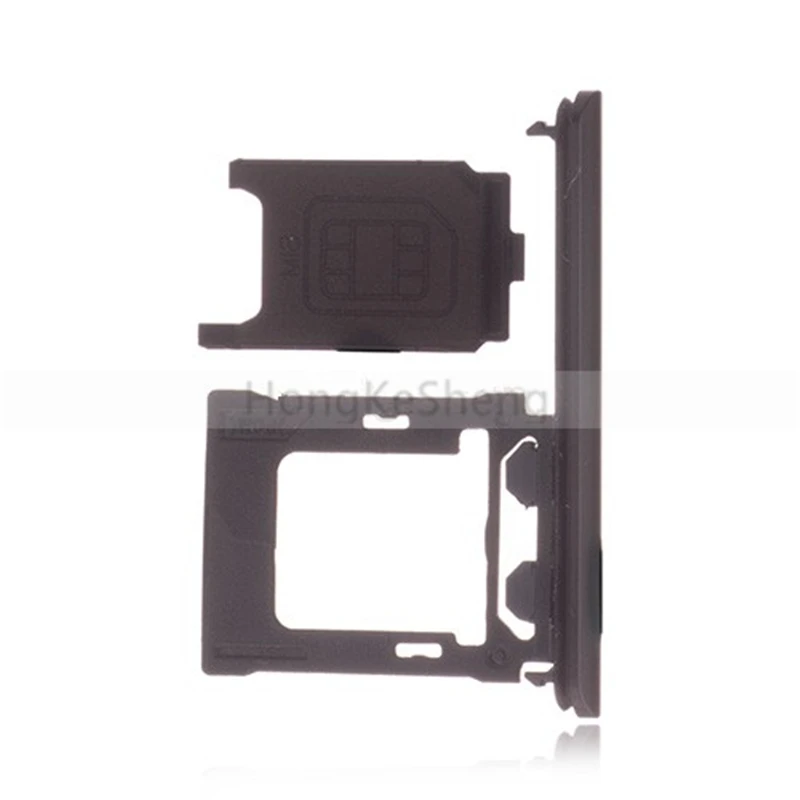 OEM Dual SIM Card Tray + Card Cover Flap Replacement  for Sony Xperia XZ1 G8341 G8342 SOV36 SO-01K