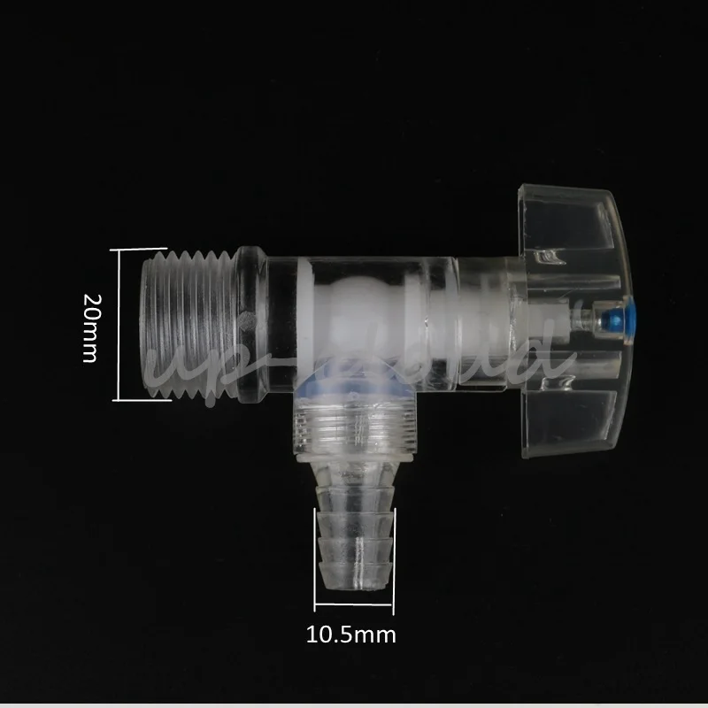 1pc transparent Plastic faucet 1/2