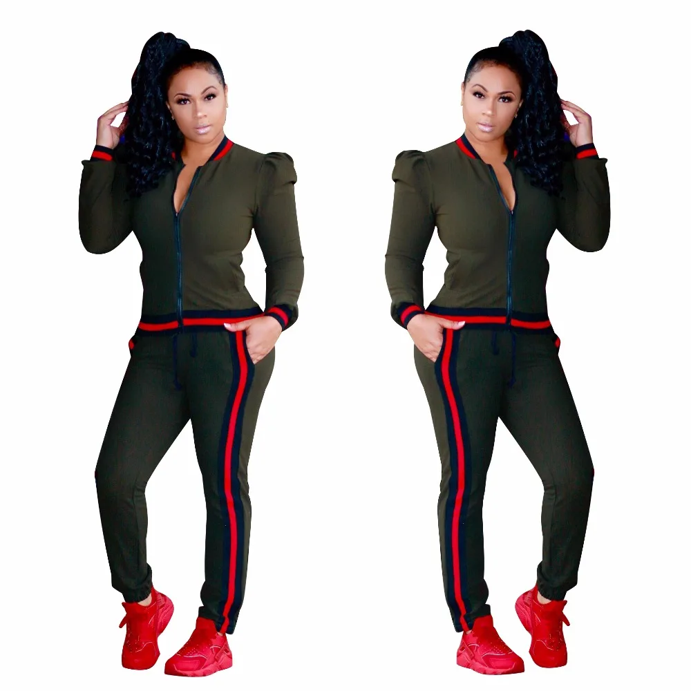 Womens tweedelige sets 2019 casaul trainingspak vrouwen kleding Plus size