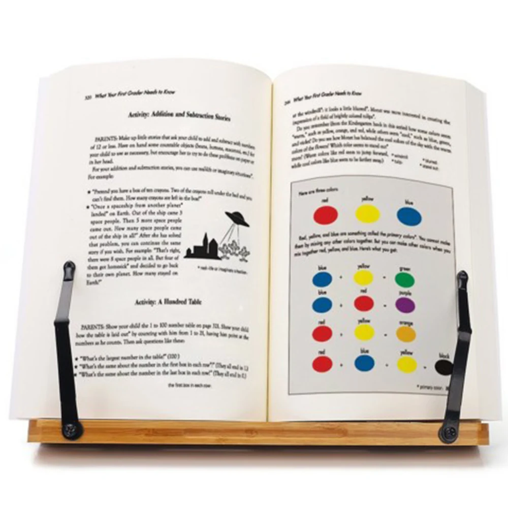 Foldable Tablet PC textbook/Music Document Stand / Desk Bookrest with Retro Hollow Elegant Pattern