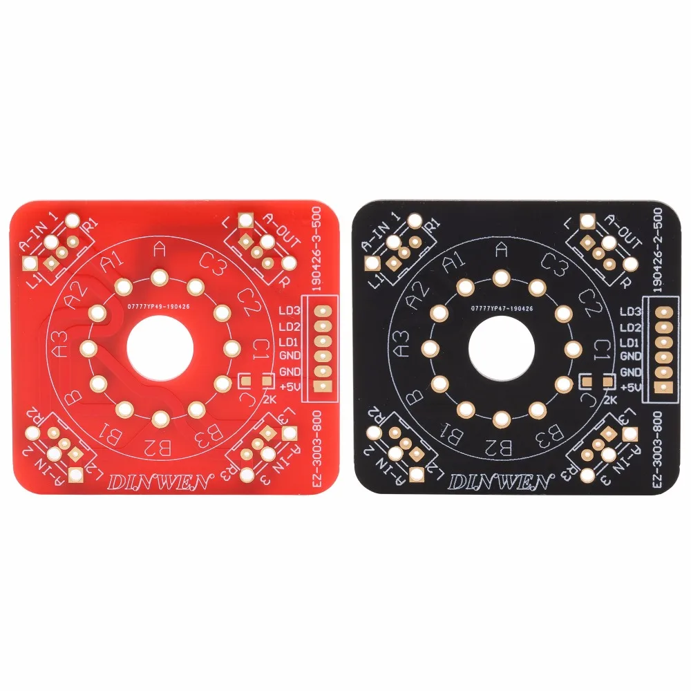 

PCB board for EIZZ 3 Way 3 Positions Rotary Switch Signal Source Selector Double-sided gold precipitation tech for Hifi AMP DIY