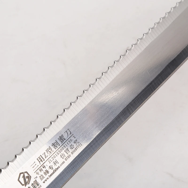 Three Z type stainless steel knife cut honey honey knife for export