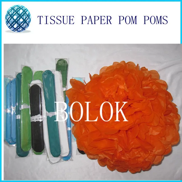 

10pcs/set 50cm(20") Paper Pom Poms