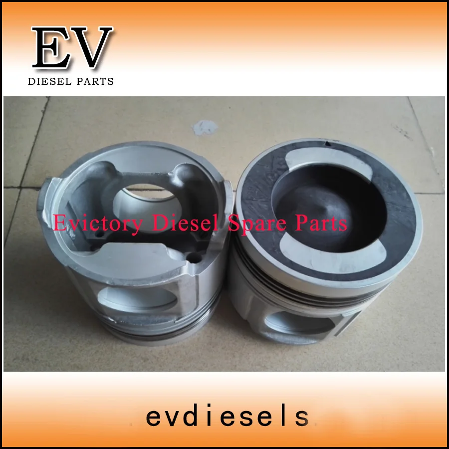 6WA1 6WA1T 6WA1TC piston +piston ring+full gasket kit+6WA1 cylinder liner for Isuzu crane truck