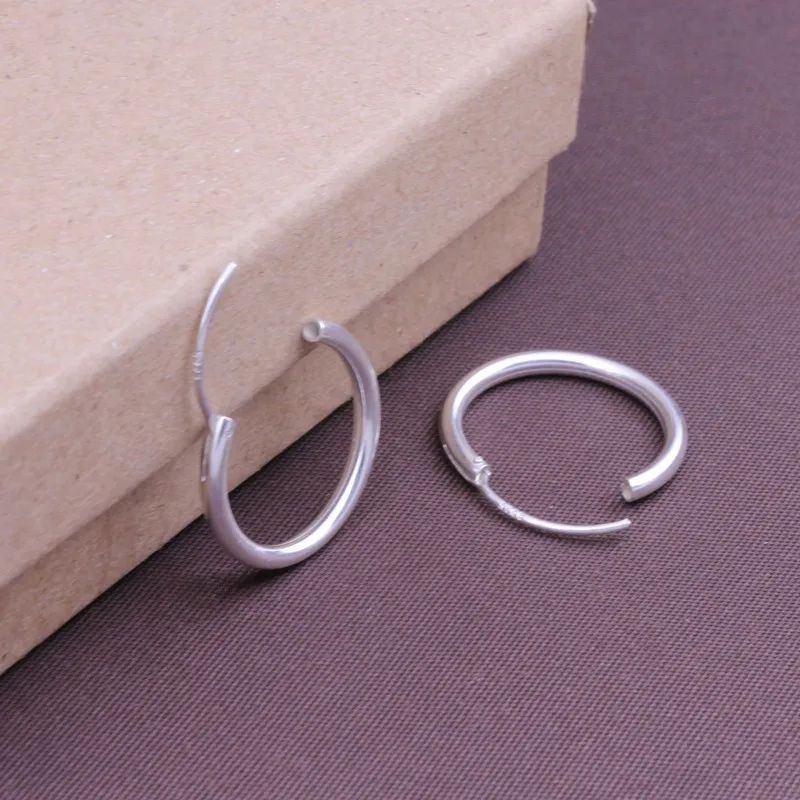 925 sterling silver small hoop earrings Man earrings huggie earrings  earings fashion jewelry ear rings Earrings circle