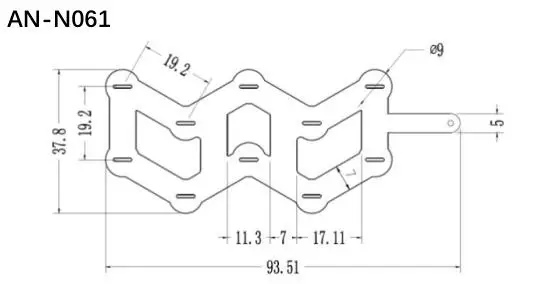 

5*14 (5P 14S) W Type holder and nickel For 14S 51.8V Lithium battery pack 5P14S 70 holes 18650 battery holder and nickel plated