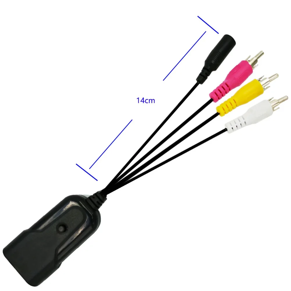 HDMI-compatible RCA AV CVSB LR Video Composite AV Scaler Converter Adapter For PC HDTV Projector TV HDMI2AV
