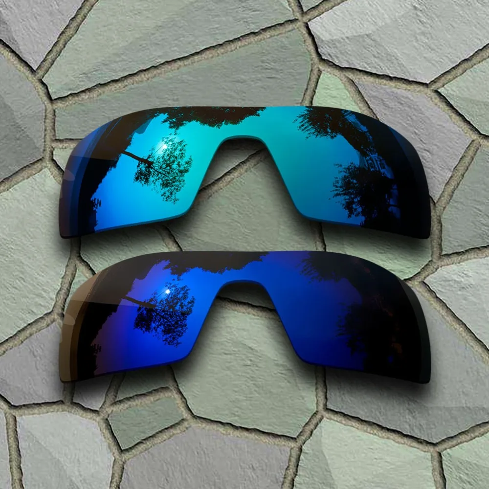 

Sky Blue&Violet Blue Sunglasses Polarized Replacement Lenses for Oakley Oil Rig