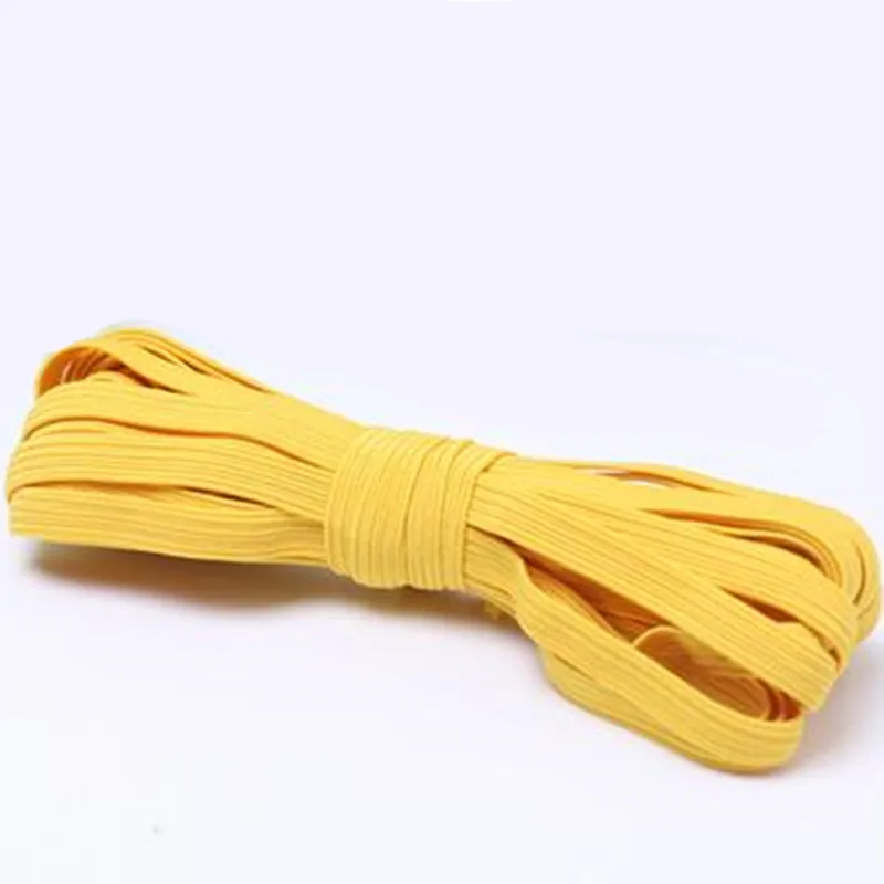 Hot sell Colorful high-elastic round elastic bands 6mm rope rubber band line spandex ribbon Waist band garment accessoty5BB5627