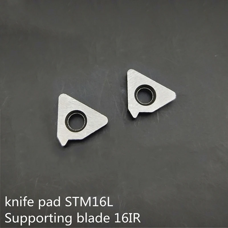 10 stücke Messer pad STM16 STM16R STM16L Für einsatz 16ER halter zubehör dichtungen seismische eisen hartmetall