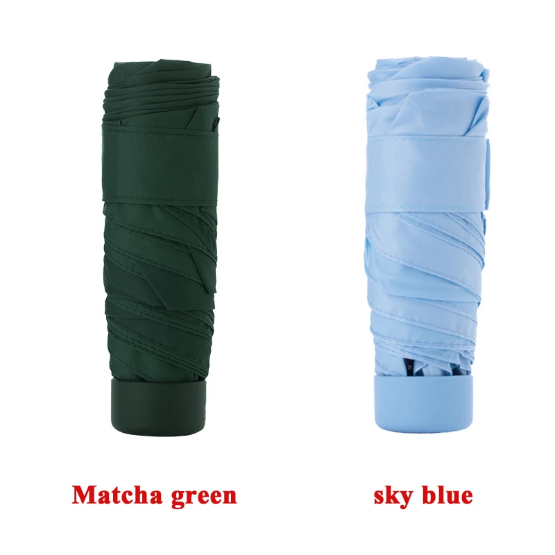 New youpin umbrella 50% fold Super short sun protection Umbrellas protable Ultralight Rainy Umbrellas waterproof Windproof