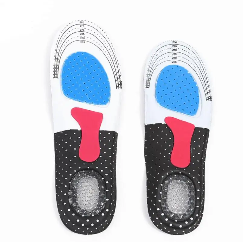 Gel Insole Orthotic Sport Insert Shoe Pad Arch Support Heel Cushion Running New 2Pcs/Pair LX6629