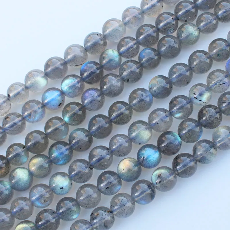 

Natural Labradorite 5-7mm Round Beads , 100% Natural Labradorite Guarantee, Jewelry Making Beads