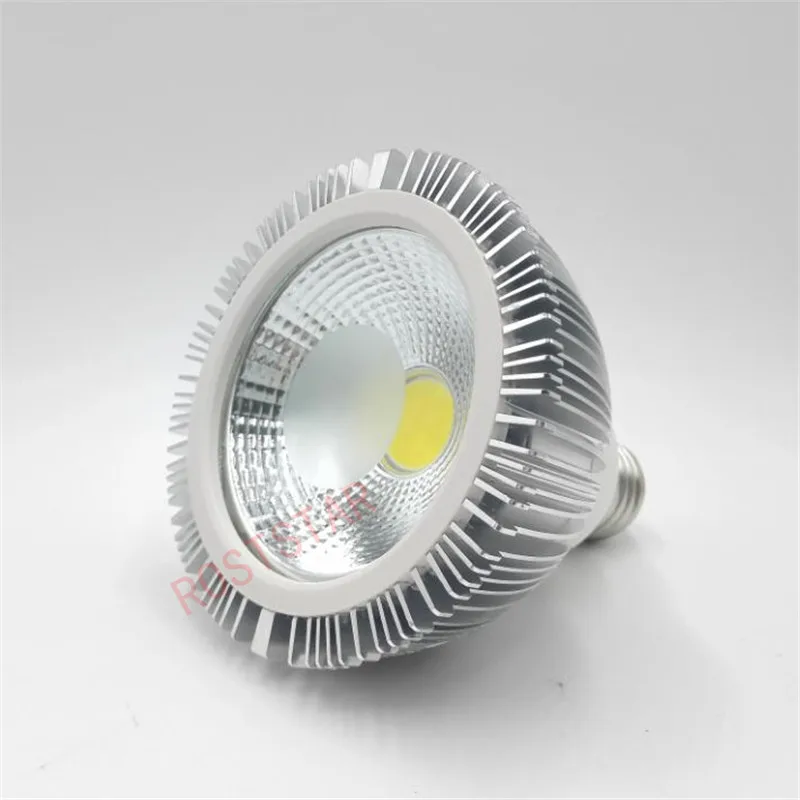 lampada led branca quente e fria lampada que poupa energia spotlight cob smd par 38 par38 ce e rohs 20 pecas por lote 85265v 20w e27 01