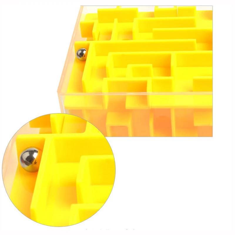 Labirinto labirinto cubo brinquedo de mão labirinto estéreo bola de rolamento brinquedos desafiadores crianças brinquedo de quebra-cabeça rotativo