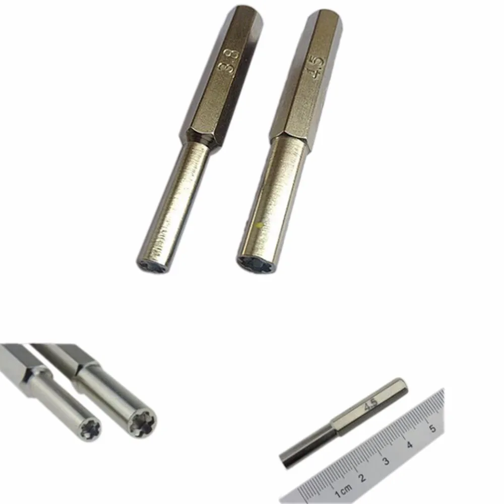 Gamebit Schroevendraaier Kit Verbeterde Gamebit Schroevendraaier 4 5 Mm Roestvrij Staal Veiligheid 3 8 Mm Voor Openen NES SNES N64 Schroevendraaier Tool 3 8 Mm En 4 5 Mm Bits Set Veiligheid Voor NES