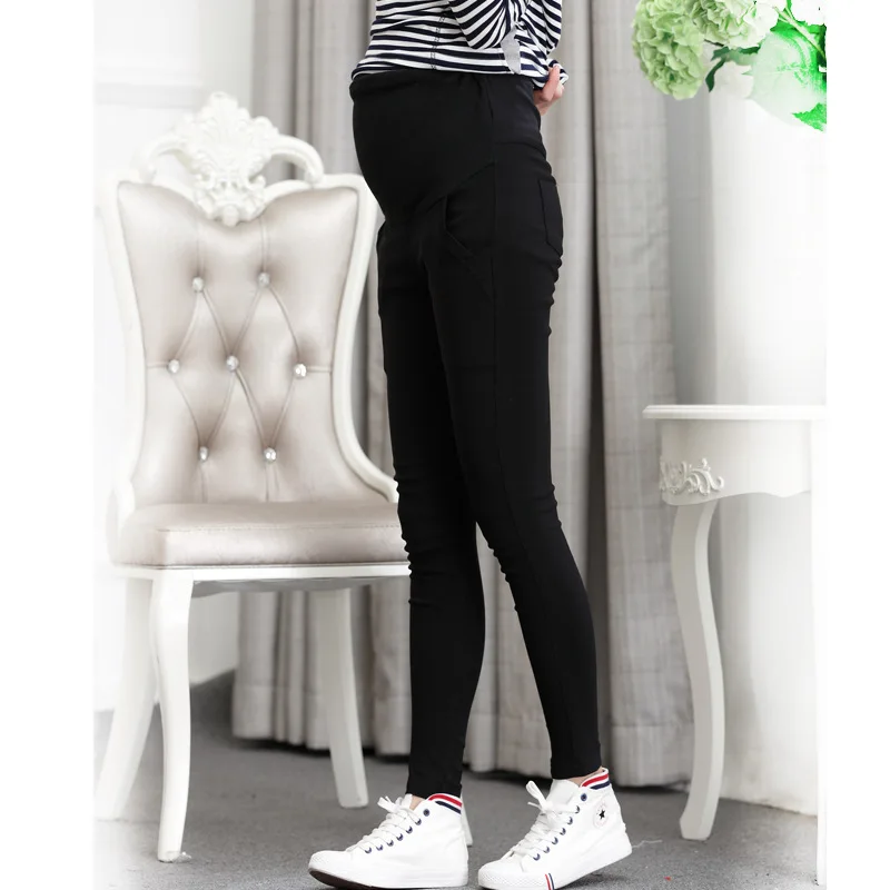 Fashion pregnant women autumn and winter Korean pants trousers belly Slim was thin pencil feet pants