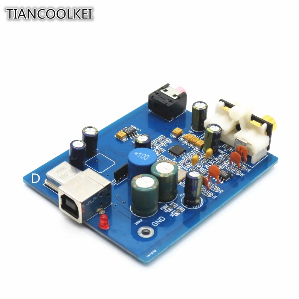 

DIY audio decoder HIFI ES9018K2M SA9023 USB DAC Decoder board External Sound Card Support 24Bit 92k