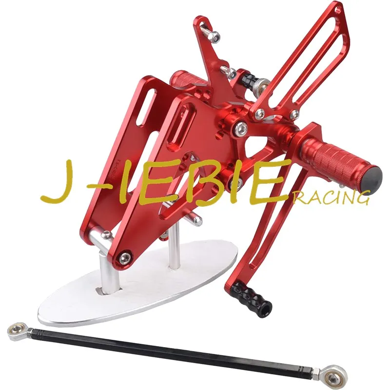 

CNC Racing Rearset Adjustable Rear Sets Foot pegs Fit For Honda CB400 VTEC1 VTEC2 VTEC3 VTEC4 1999-2008 RED